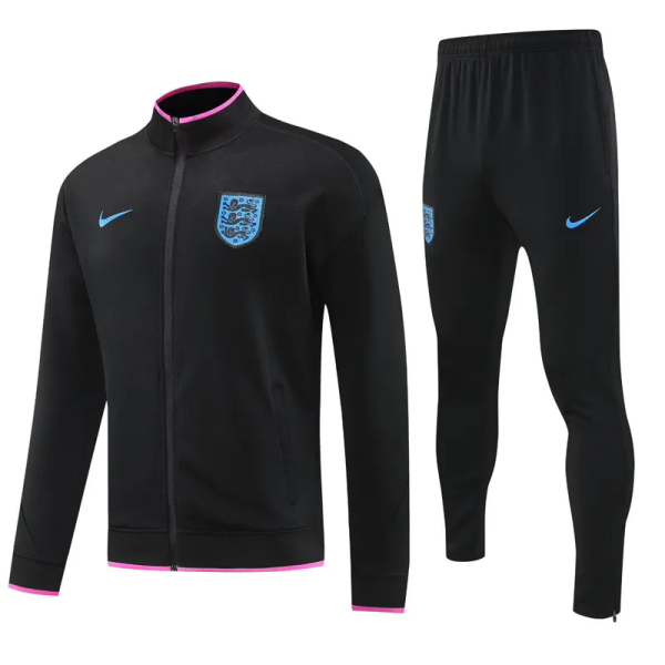 25-26 England Black Jacket Tracksuit