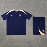 25-26 France Royal blue Training Short Suit
