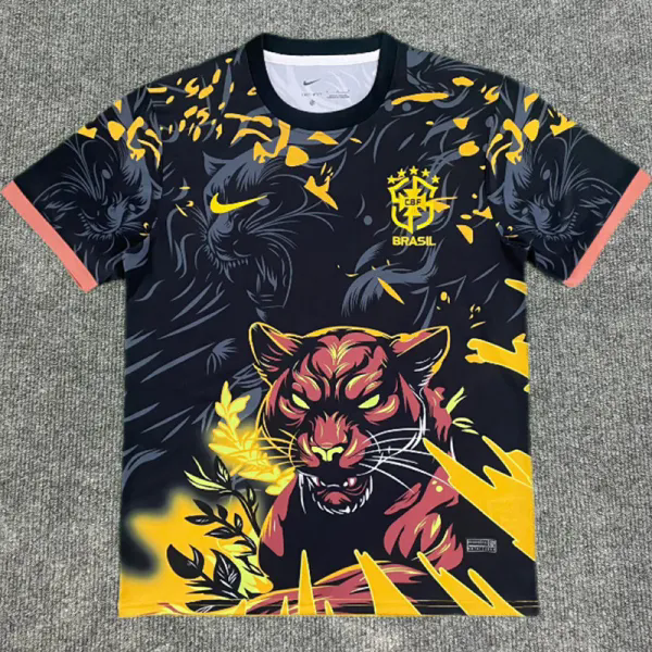 25-26 Brazil Yellow Special Edition Training shirts (猎豹)