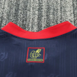1996 Spain Away Kids Retro Soccer Jersey