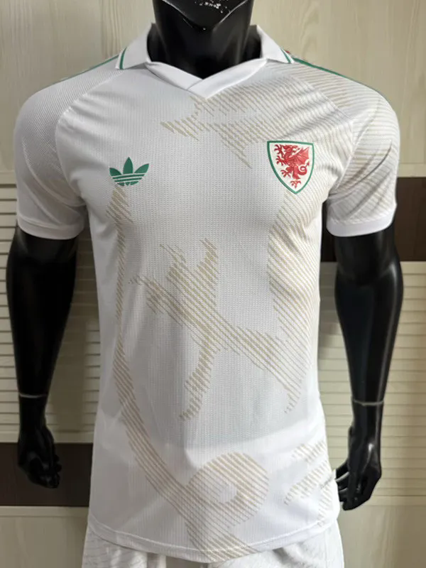 26-27 Wales Away Player Version Soccer Jersey