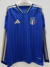 26-27 Italy Home Long Sleeve Soccer Jersey (长袖)