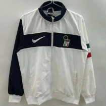 1996 Italy White Retro Windbreaker