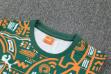 25-26 Ivory Coast Green Tank top and shorts suit