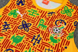 25-26 Ghana Yellow Tank top and shorts suit