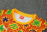 25-26 Ghana Yellow Tank top and shorts suit