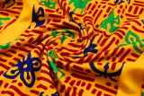 25-26 Ghana Yellow Tank top and shorts suit