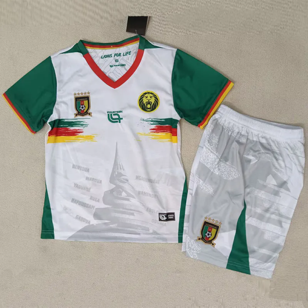 25-26 Cameroon Third Kids Soccer Jersey