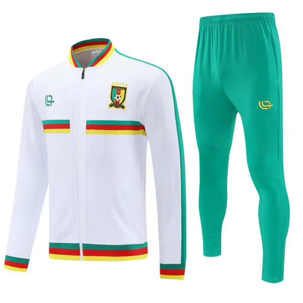 25-26 Cameroon White Jacket Tracksuit