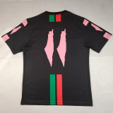 25-26 Palestine Black Training shirts (粉色广告)