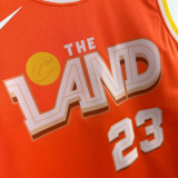 25-26 Cleveland Cavaliers MITCHELL #45 Orange City Edition Top Quality Hot Pressing NBA Jersey