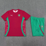 25-26 Morocco Red Training Short Suit