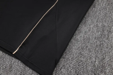 25-26 ARS Black Kids Half Pull Tracksuit #E25178(童装)(半拉链)