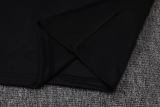 25-26 PSG Black Tank top and shorts suit #D25239
