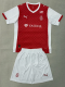 25-26 Stade Reims Home Kids Soccer Jersey