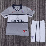 2000-2001 PSG Away Kids Retro Soccer Jersey
