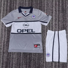 2000-2001 PSG Away Kids Retro Soccer Jersey