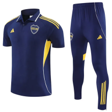 25-26 Boca Juniors Royal blue Short shirts and Long trousers Suit