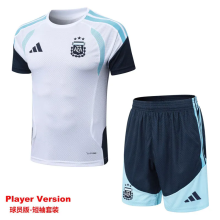 26-27 Argentina White Player Version Training Short Suit (球员短套装)#D2603