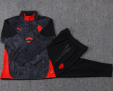 25-26 ACM Black Kids Half Pull Tracksuit #E25198(童装)(半拉链)