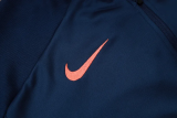 25-26 BAR Royal blue Kids Half Pull Tracksuit #E25209(童装)(半拉链)