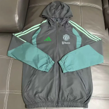 26-27 Man Utd Dark gray Windbreaker