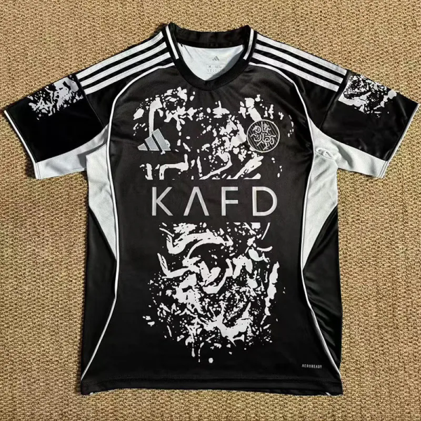 25-26 AL-Nassr Black Special Edition Fans Soccer Jersey
