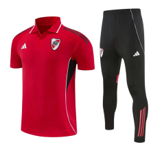 25-26 River Plate Red Short shirts and Long trousers Suit