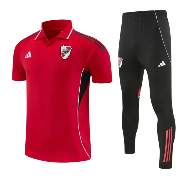 25-26 River Plate Red Short shirts and Long trousers Suit