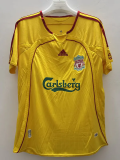2006-2007 LIV Yellow Retro Soccer Jersey