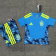 26-27 Spain Blue Goalkeeper Kids Soccer Jersey