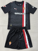 25-26 Gijon Away Kids Soccer Jersey