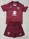 25-26 Torino Home Kids Soccer Jersey