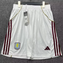 25-26 Aston Villa Home Shorts Pants