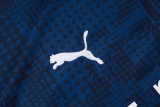 25-26 Marseille Royal blue Kids Half Pull Tracksuit #E25197(童装)(半拉链)