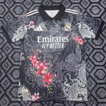 25-26 RMA Black Polo Short Sleeve (梅花龙)