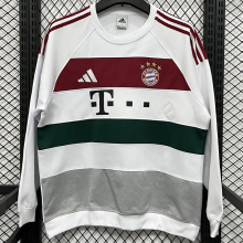 25-26 Bayern White Hoodie (无帽卫衣)