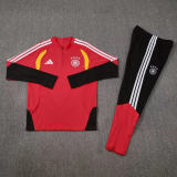 26-27 Germany Red Half Pull Tracksuit (半拉链)
