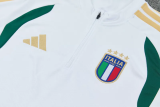 26-27 Italy White Half Pull Tracksuit (半拉链)