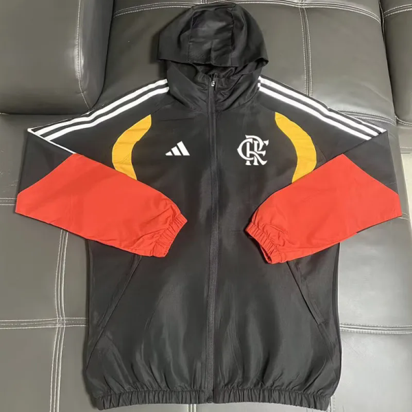 26-27 Flamengo Black Windbreaker