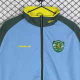 2002-2003 Sporting Lisbon Light blue Retro Windbreaker