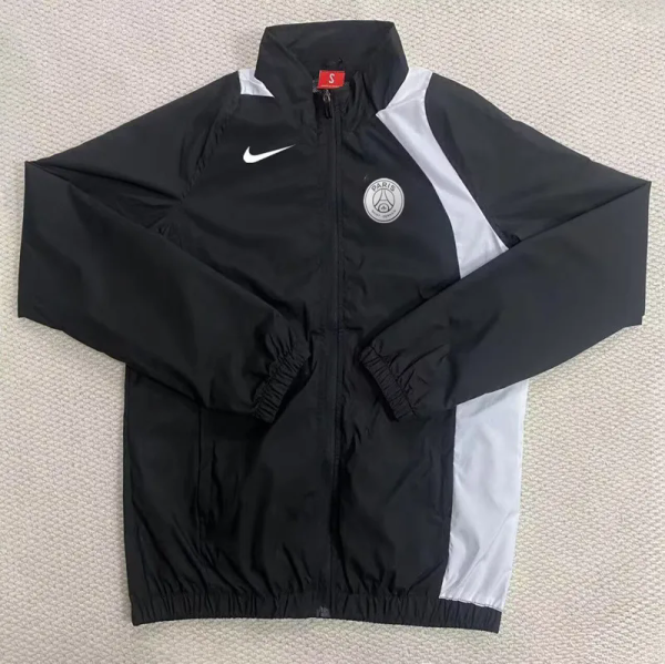 25-26 PSG Black Windbreaker
