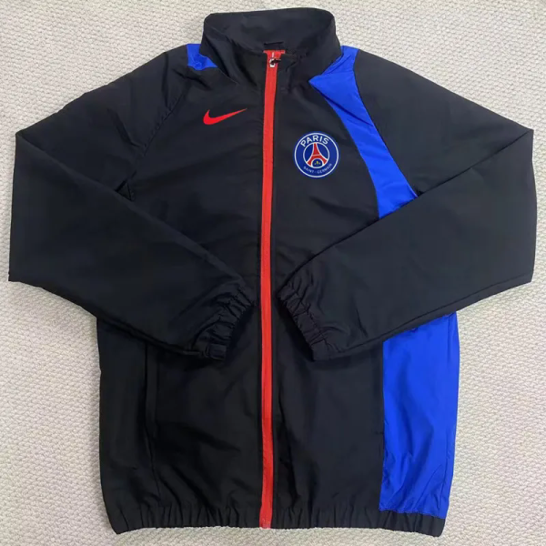 25-26 PSG Black Windbreaker