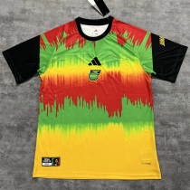 26-27 Jamaica Yellow Red Training shirts