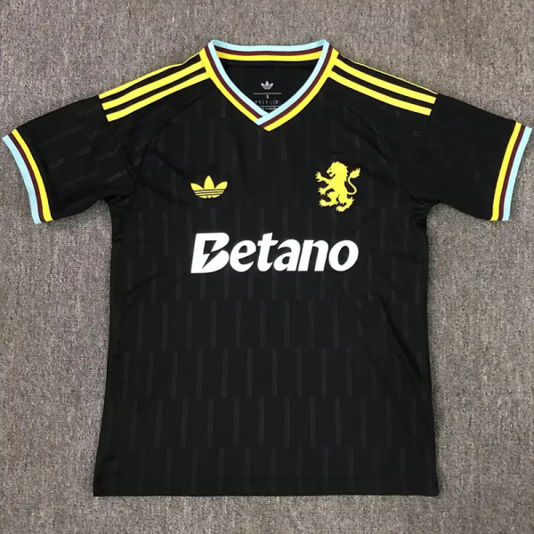 25-26 Aston Villa Black Special Edition Fans Soccer Jersey Item NO.: 28808457