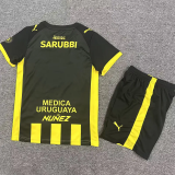 26-27 Atletico Penarol Home Kids Soccer Jersey