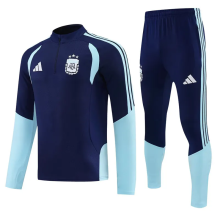 26-27 Argentina Royal blue Half Pull Tracksuit (半拉链)