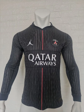 25-26 PSG Jordan Fourth Long Sleeve Player Version Soccer Jersey (长袖球员)