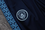 25-26 Man City Light blue Kids Half Pull Tracksuit #E25229(童装)(半拉链)