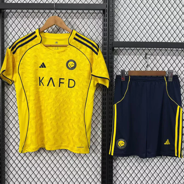 25-26 AL-Nassr Home Kids Soccer Jersey